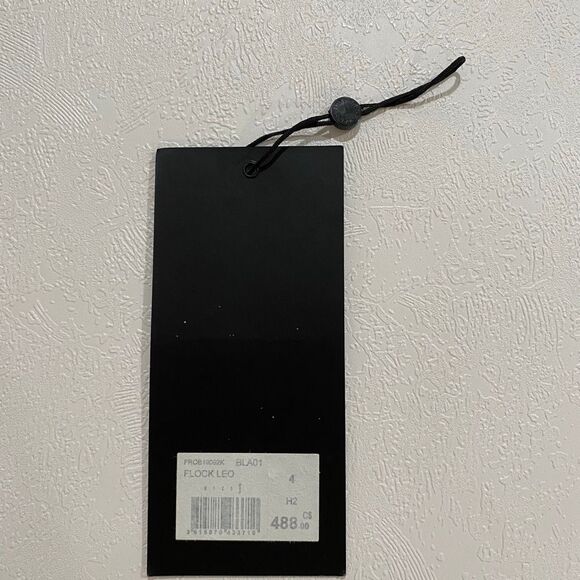 NWT The Kooples Paris Flocked Leopard Velvet Dress Black • Size 4 - Picture 6 of 16